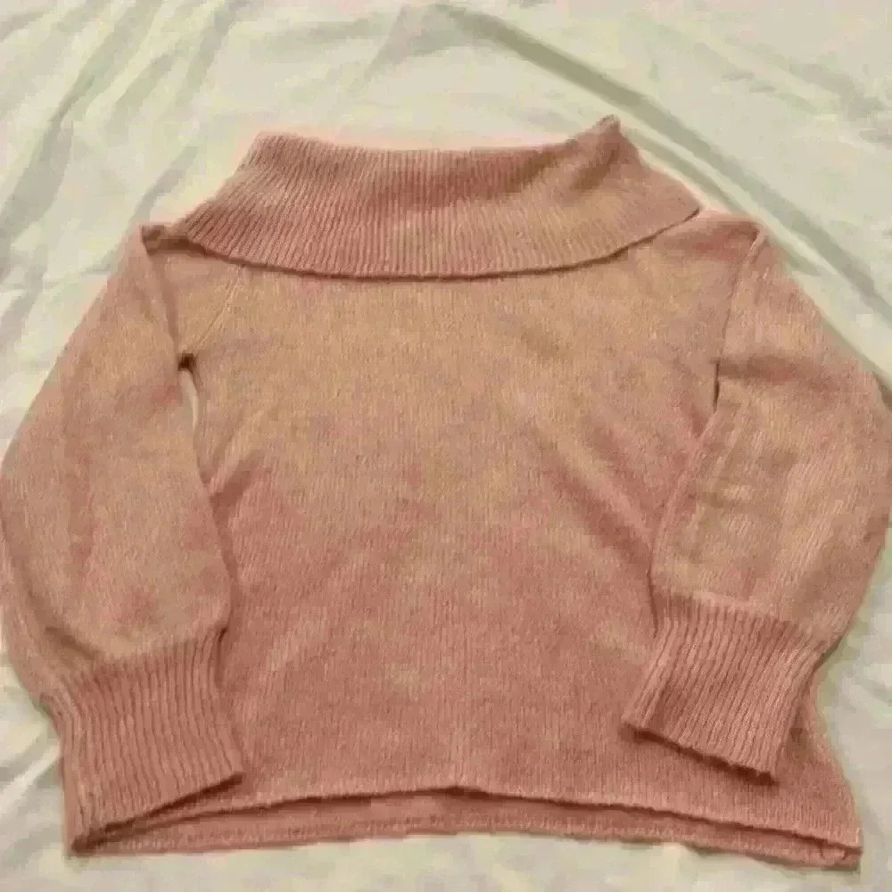 Francesca‎ Pink Cowl Sweater